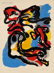 Karel Appel (Dutch, 1921-2006) Composition